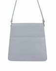 Bolso de piel Arthemisa, color gris, piel lisa, napa, bolso de mano, herraje en metal, accesorio y bolso de lujo, marca 100% mexicana, best seller, bolsa moderna, tamaño mediano, con asa de piel y crossbody, cadena retirable.