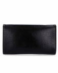 Bolso de piel Arthemisa, clutch, color negro, piel grabada, bolso de mano, herraje en metal, accesorio y bolso de lujo, marca 100% mexicana, bolsa moderna, tamaño mediano, cadena retirable.