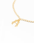 Joyería chapa de oro, collar con cadena de plata .925 con base de paladio y acabado en chapa de oro, joyería de lujo, baño en rodio, herraje colgante.