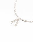Joyería chapa de oro, collar con cadena de plata .925 con base de paladio y acabado en chapa de oro, joyería de lujo, baño en rodio, herraje colgante.