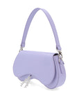 Bolso de piel Arthemisa, color morado, piel grabada, bolso de mano, herraje en metal, accesorio y bolso de lujo, marca 100% mexicana, best seller, bolsa moderna, tamaño mediano, con asa de piel y crossbody, cadena retirable.